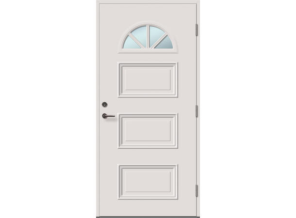 Tun 443 hvit 89/199 Venstre Klart glass og FG sylinder 