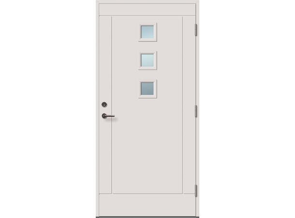 Tun 236 sort 99/209 Venstre med klart glass, NCS S 9000-N 