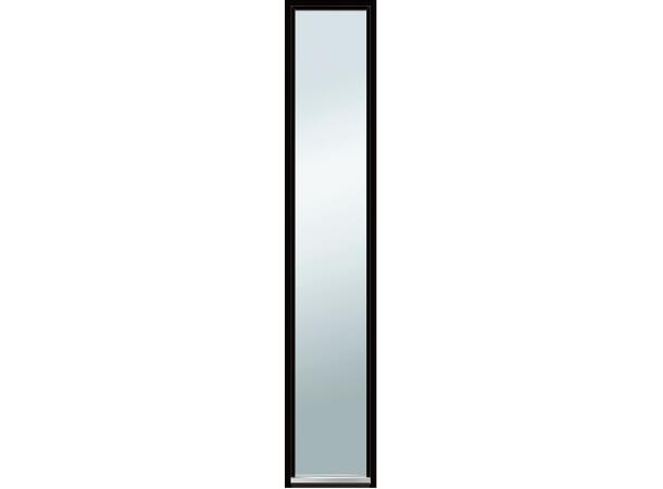 Sidefelt D-85 Sort 40/209 NCS S 8500-N.Klart glass. 92mm karm 