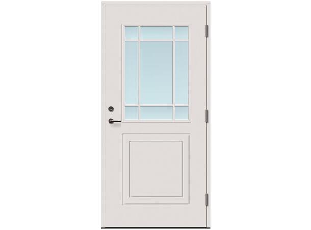 Tun 160 hvit 99/209 Høyre med klart glass 