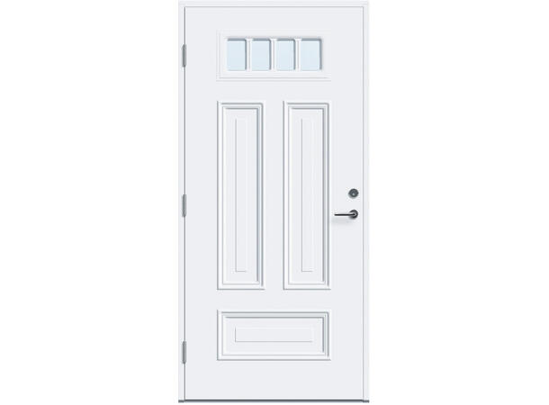 Tun 445 hvit 89/199 Venstre med klart glass og FG sylinder 