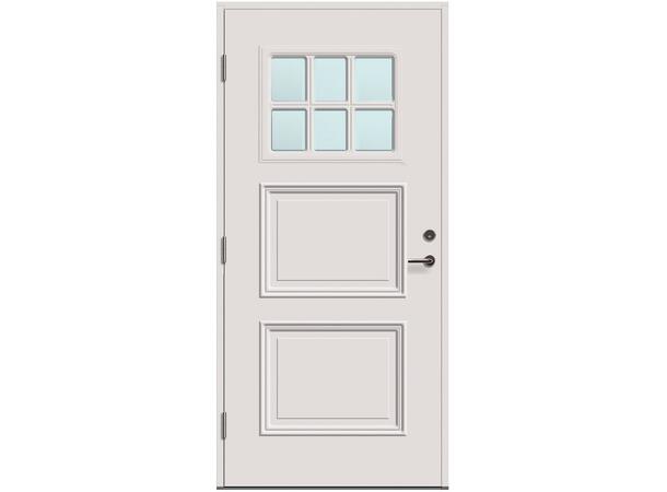 Tun 418  hvit 89/199 Venstre med Klart glass og FG sylinder 