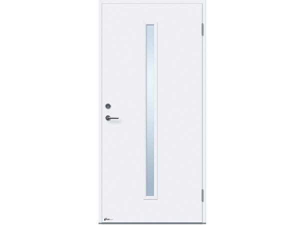 Tun 754 hvit 89/199 Venstre Klart glass. Uten sylinder 