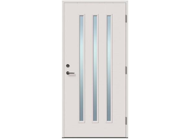 Tun 333 hvit 89/199 Venstre med klart glass 